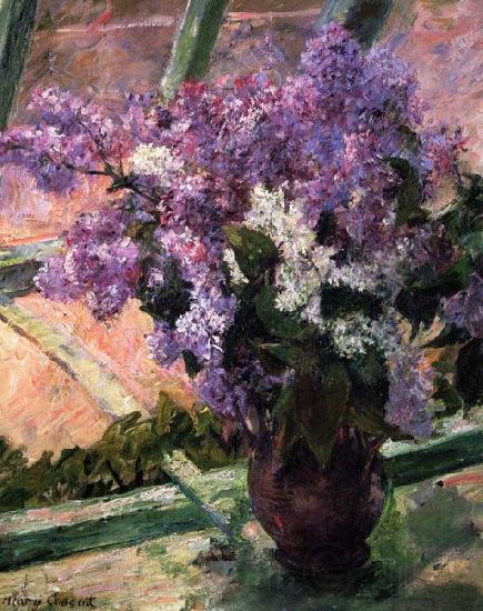 Mary Cassatt Lilacs in a Window